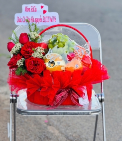 Giỏ Trái Cây Tươi Chúc Mừng TN74